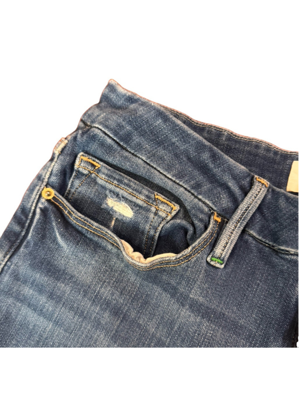 FRAME Le Crop Mini Boot Jeans Size:30 Stretchy Cropped Flare Pants Women - Picture 5 of 12